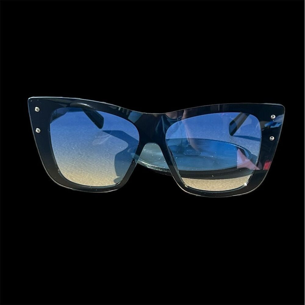 Stylish Oversized Cat Eye Sunglasses for Women - Gradient Lenses Multico… - Picture 8 of 16
